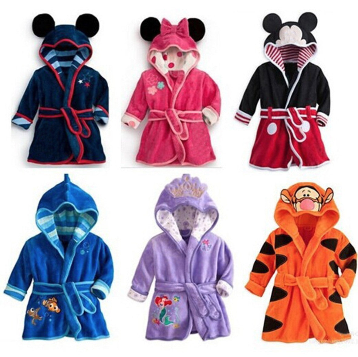 Accappatoi Cartoon Bimbi