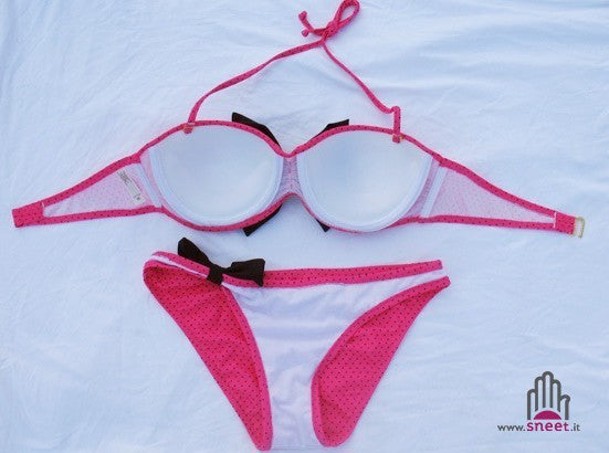 Bikini fascia fiocchetto