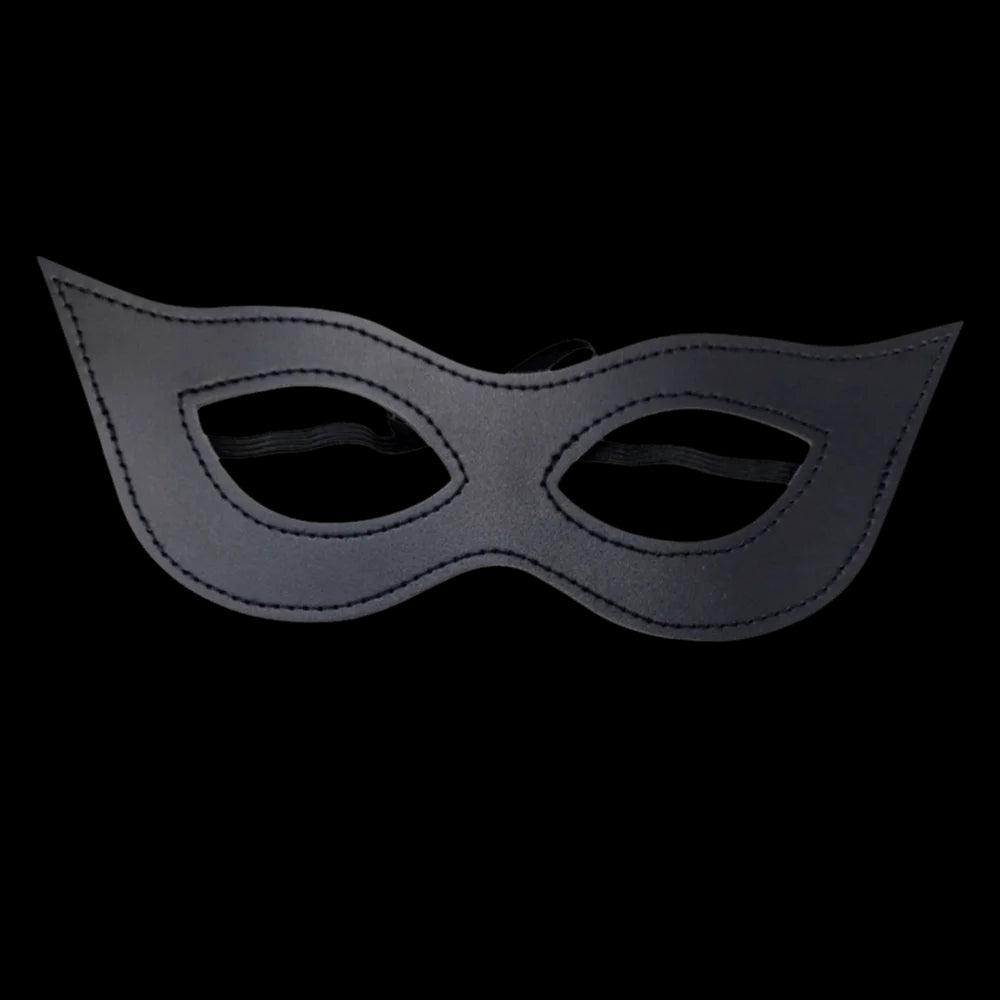 Maschera occhi in pelle PU gotica 
Per ballo in maschera cosplay