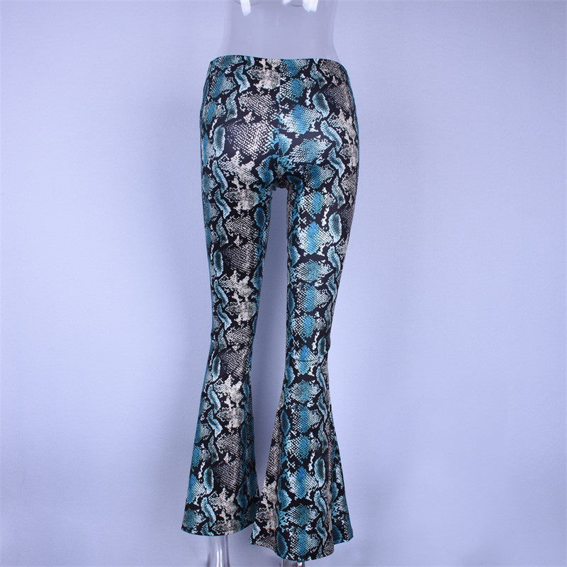 Pantalone a zampa pyton