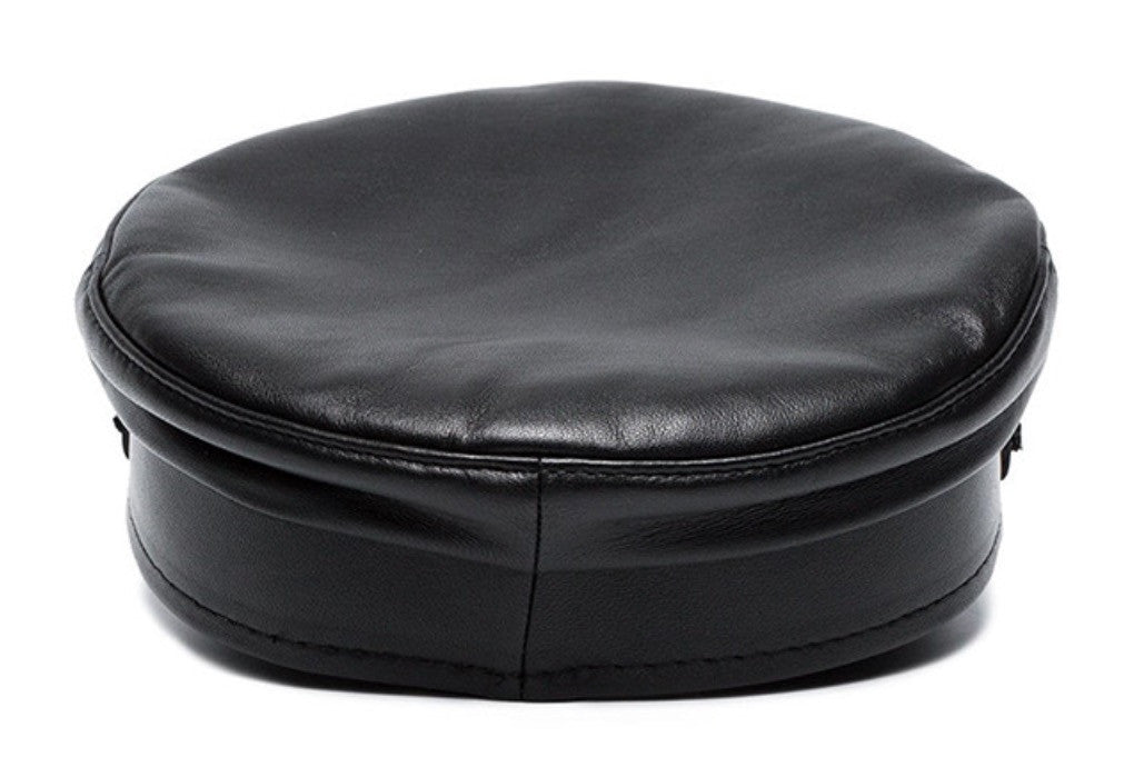 Cappello basco in pelle