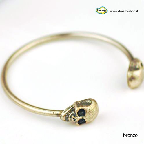 Double skull bracelet