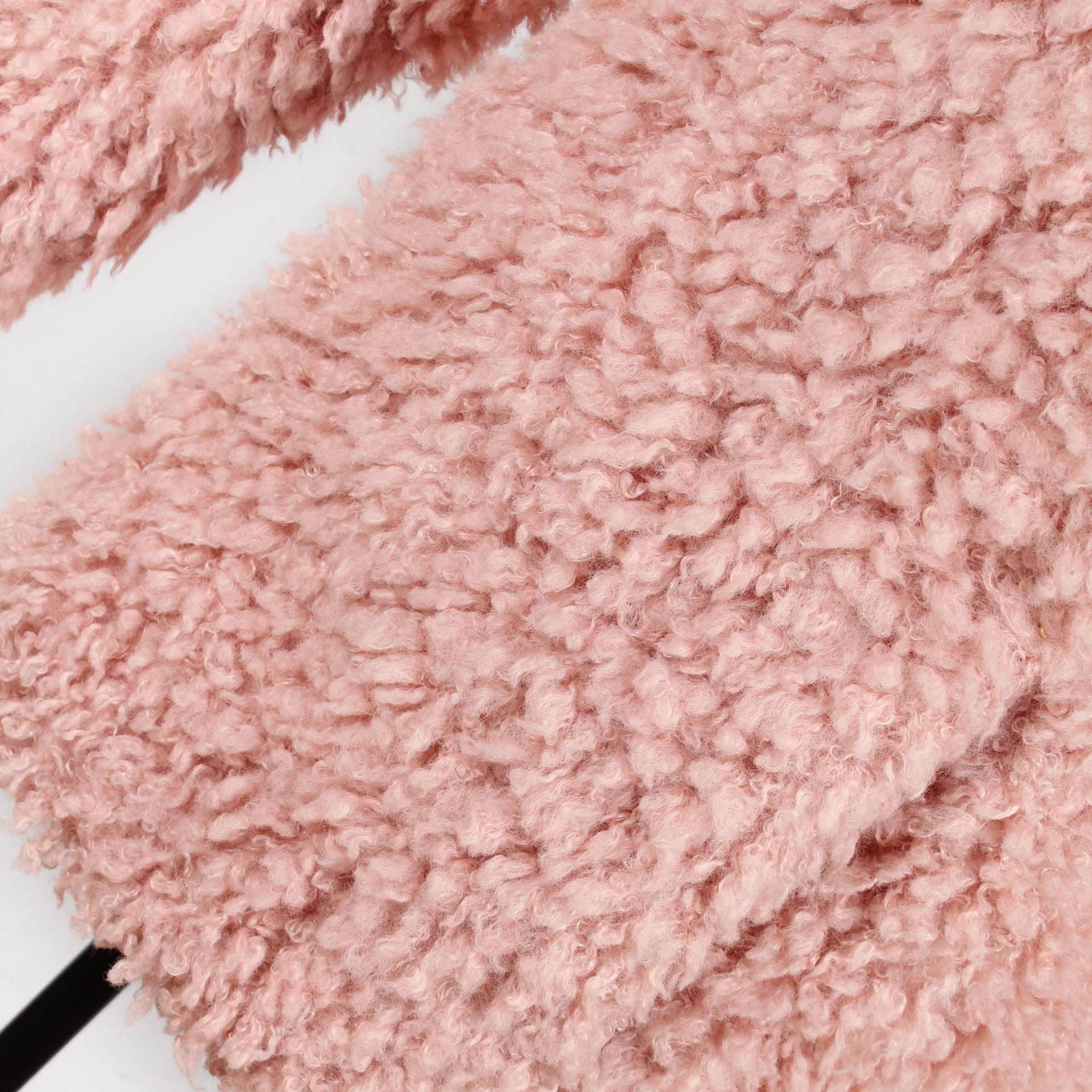 Maxi cappotto in lana curly