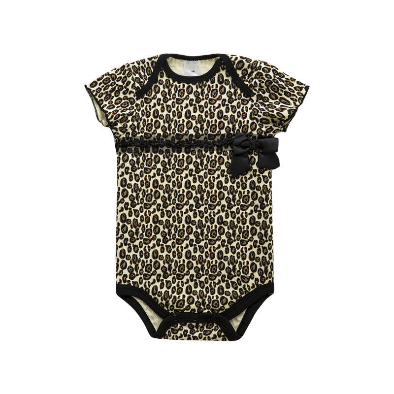 Body e cappellino leopard baby