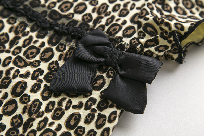 Body e cappellino leopard baby