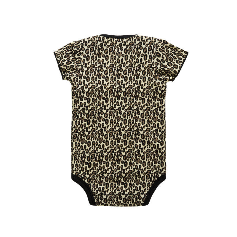 Body e cappellino leopard baby