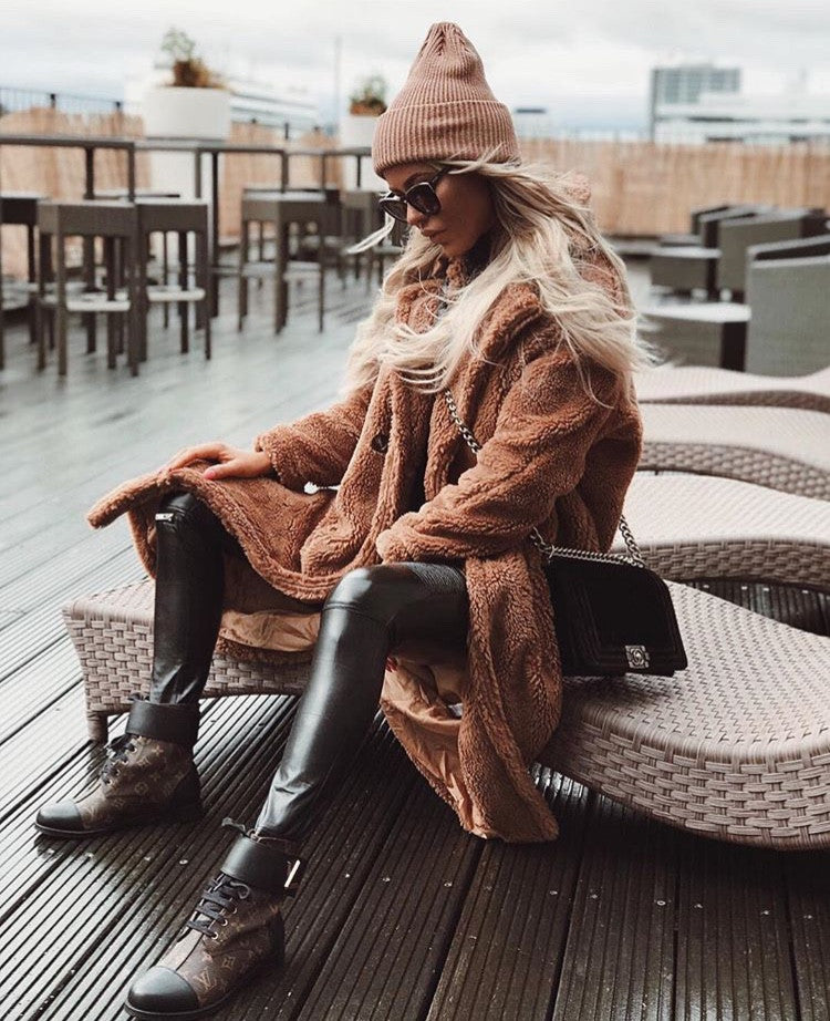 Maxi cappotto peluches