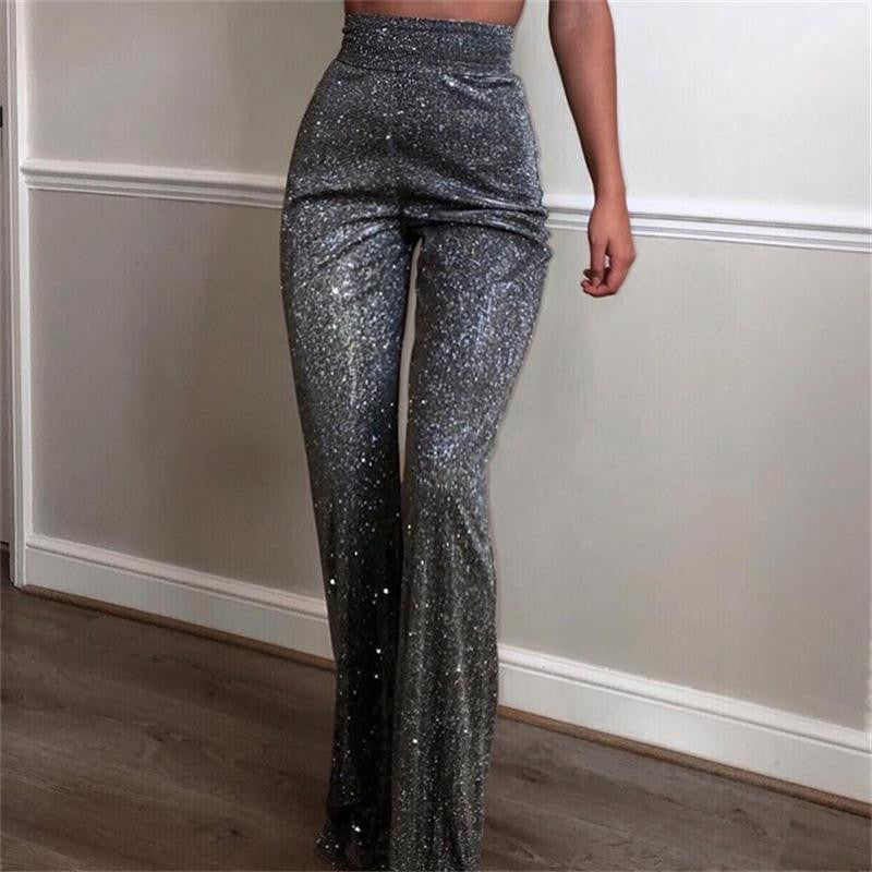 Lamè luxury pants