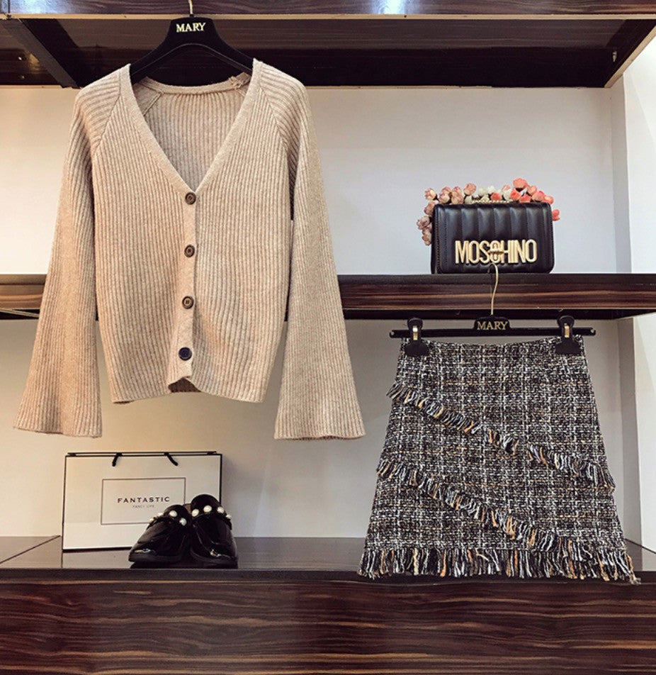 Completo tartan caramel