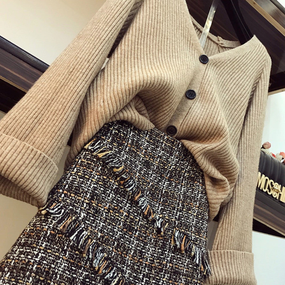 Completo tartan caramel