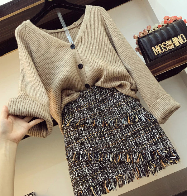 Completo tartan caramel