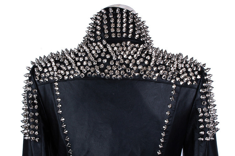 Giacca ecopelle Studs Myshon