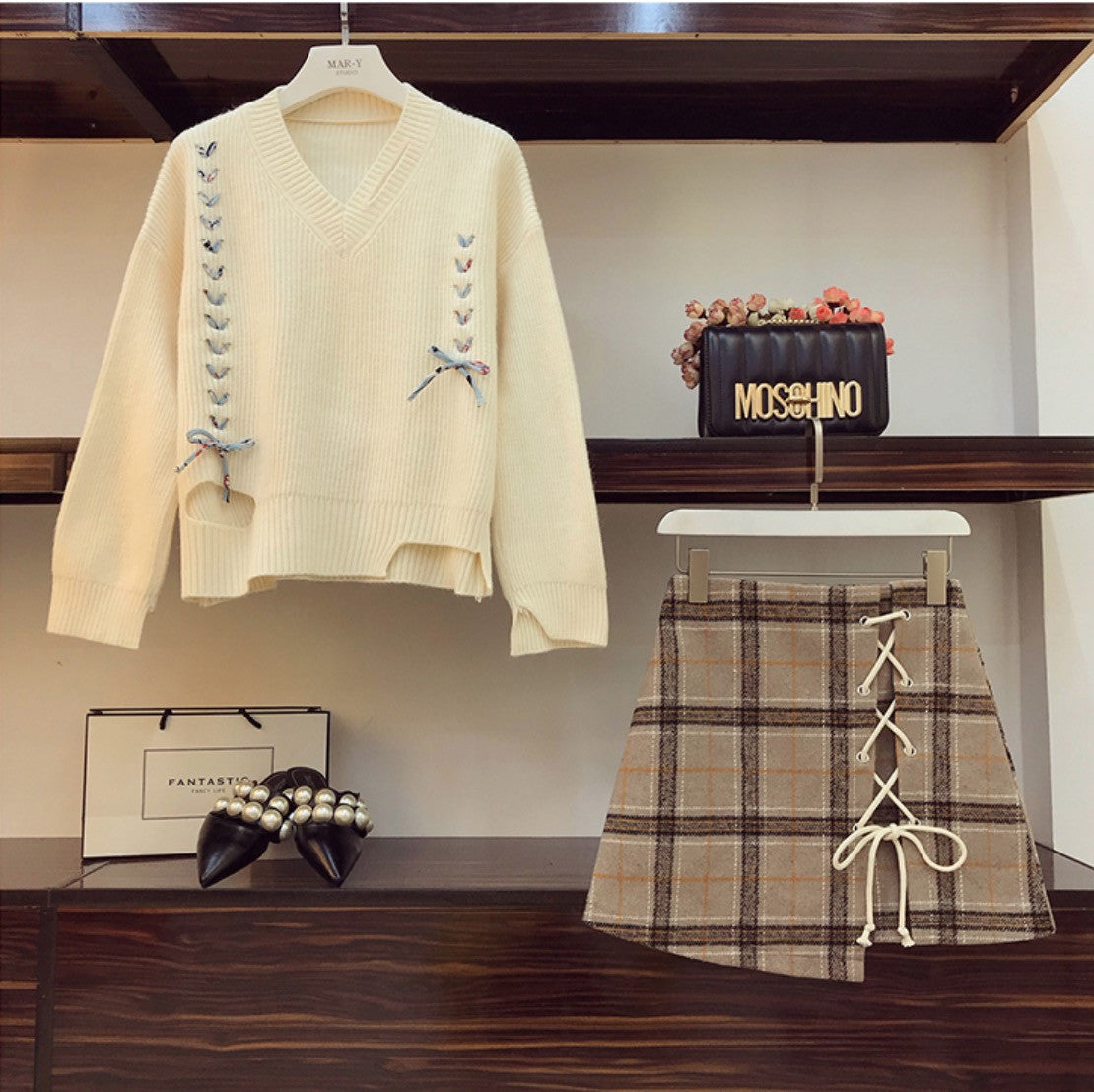 Completo Braided tweed