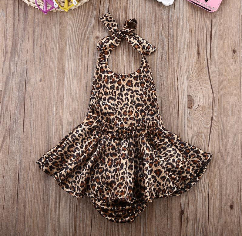 Baby vestitino leopard