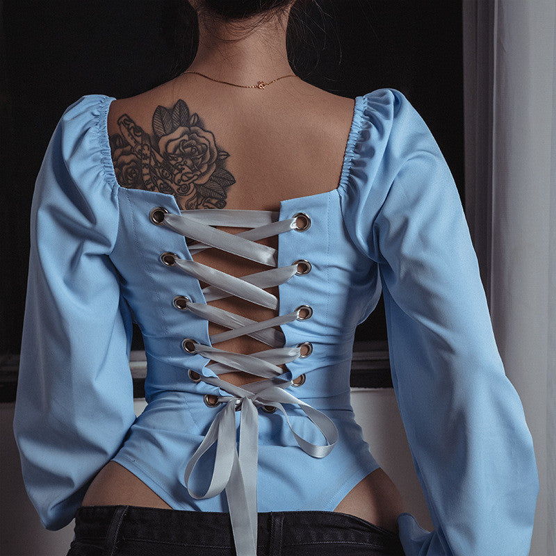 Body fiocco manica palloncino