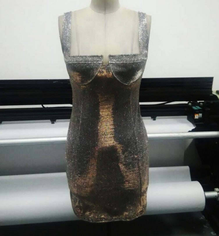 Lamè luxury dress