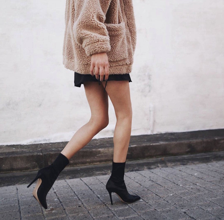 Stivaletto con calza