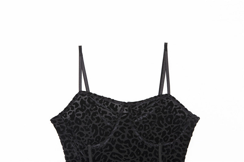 Body black animalier