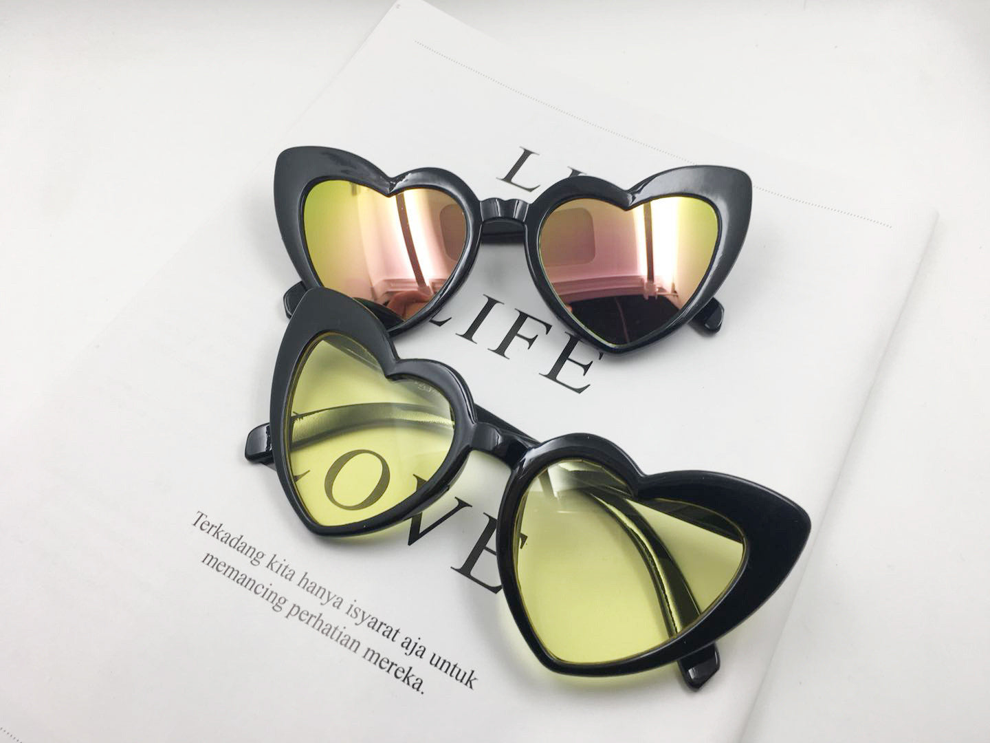 Occhiali da sole big heart