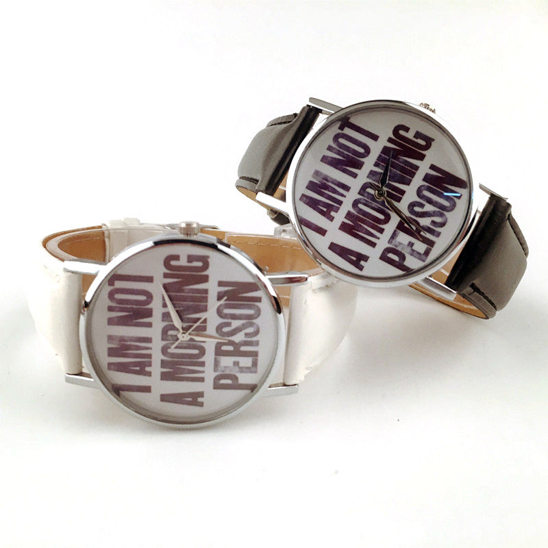 Orologio I'm Not a Morning Person