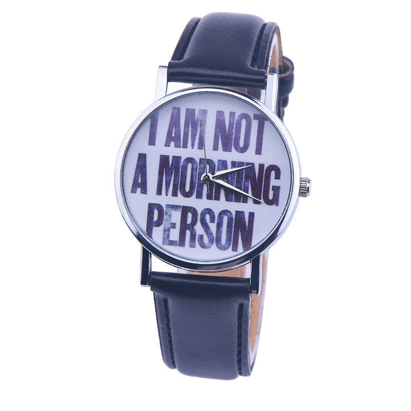 Orologio I'm Not a Morning Person