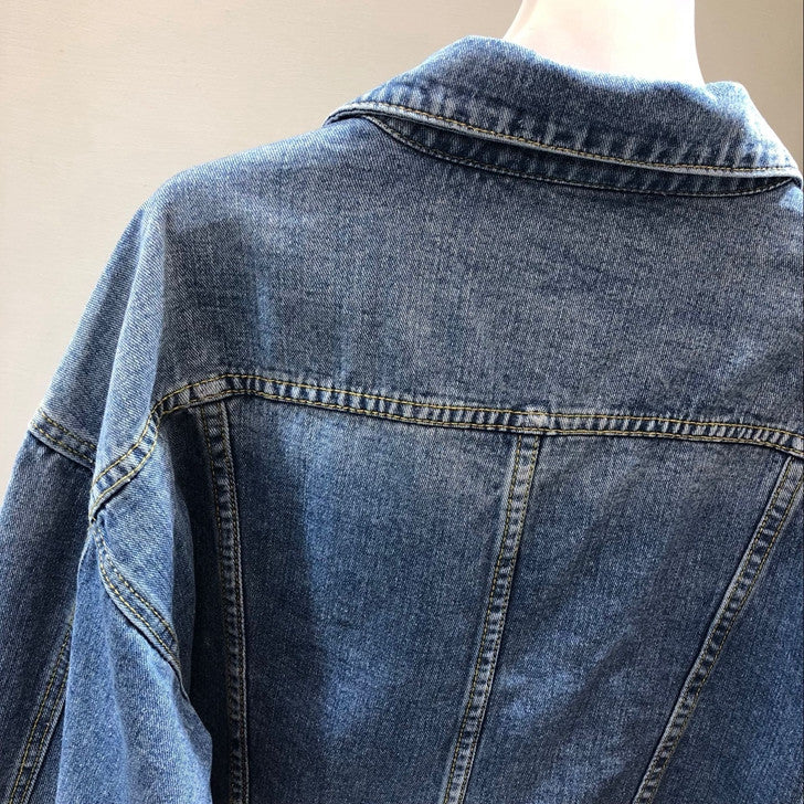 Giubino jeans fiorito