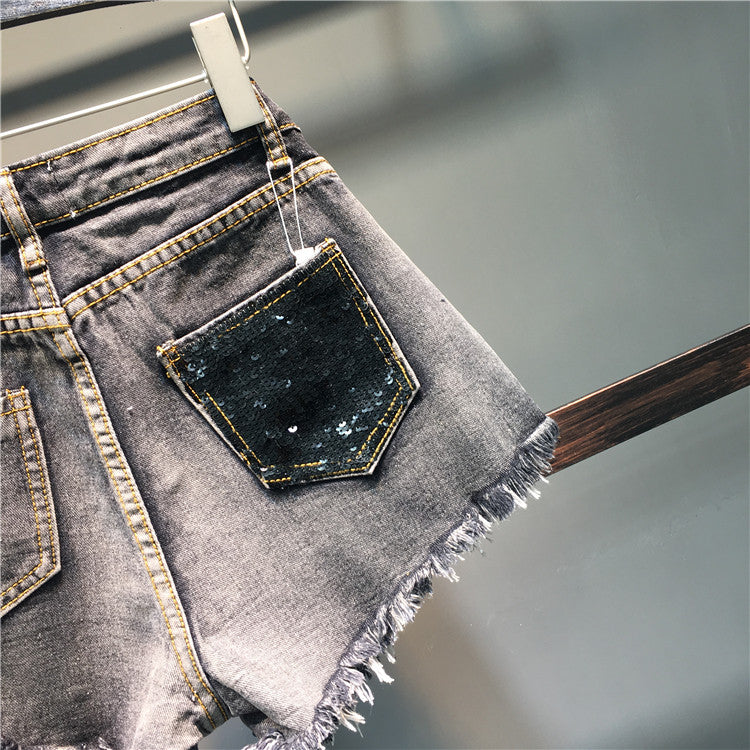 Shorts pailettes Hettes