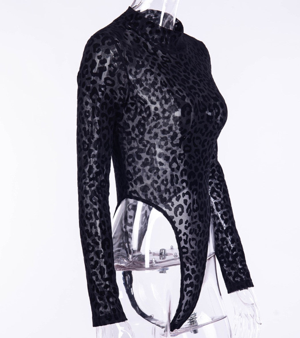 Body black animalier