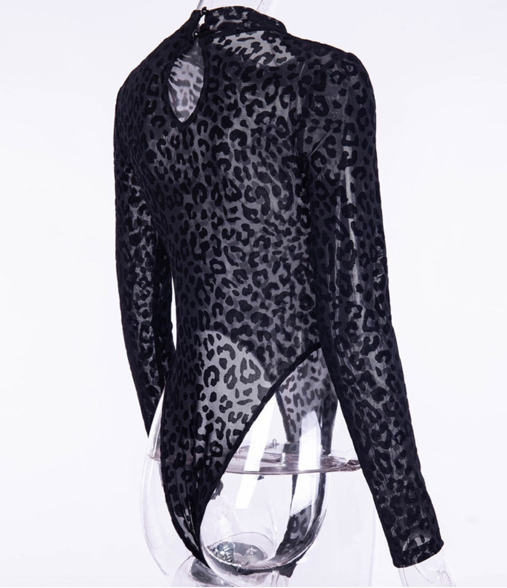 Body black animalier