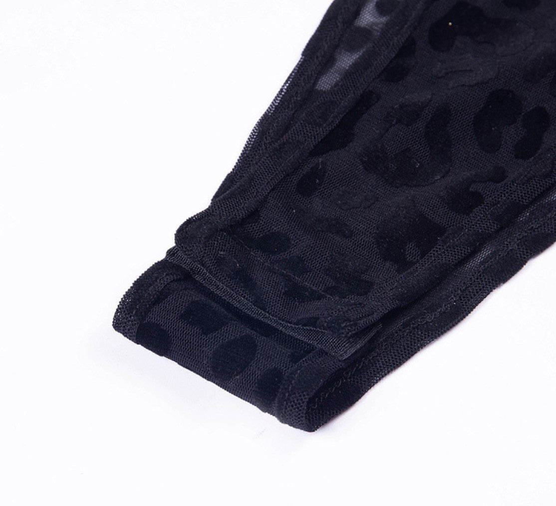 Body black animalier