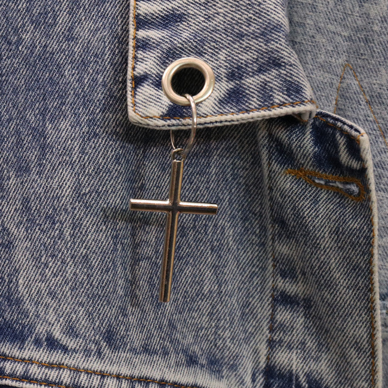 Giubbino denim unicorn