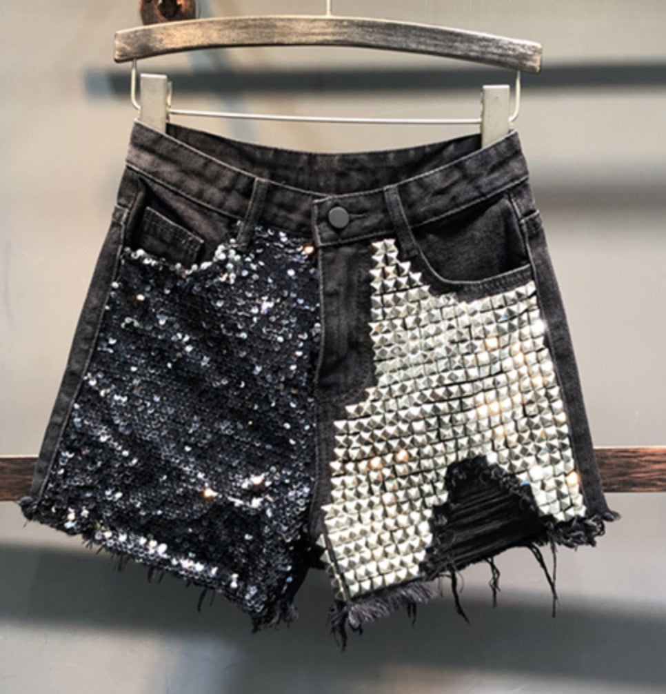 Shorts borchie sequin Gy