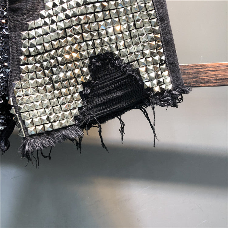 Shorts borchie sequin Gy