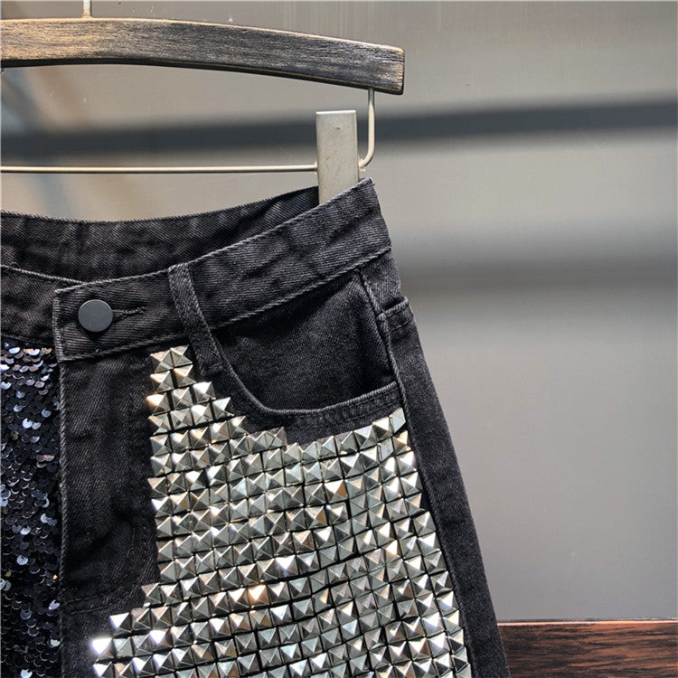 Shorts borchie sequin Gy