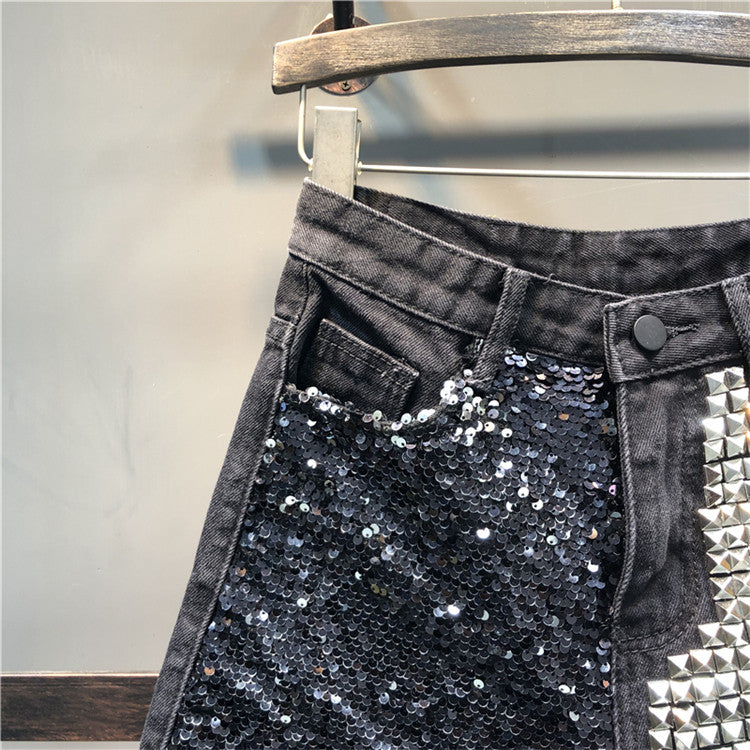 Shorts borchie sequin Gy