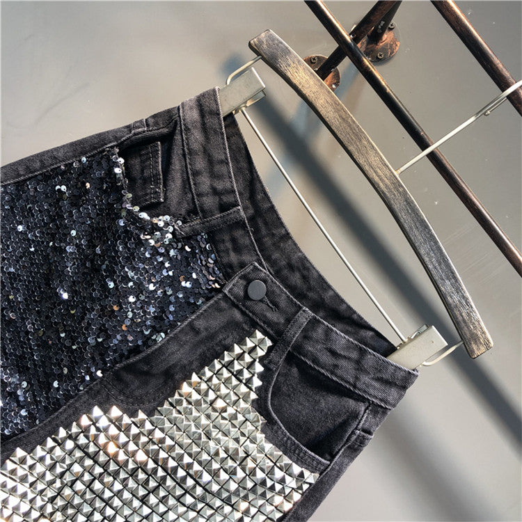 Shorts borchie sequin Gy