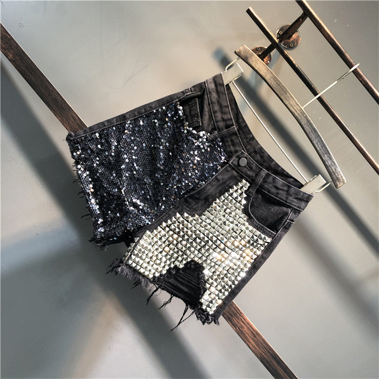 Shorts borchie sequin Gy