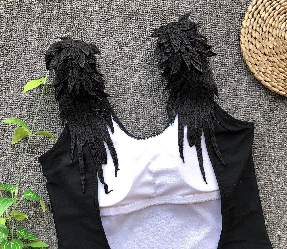 Costume intero Ali d'angelo