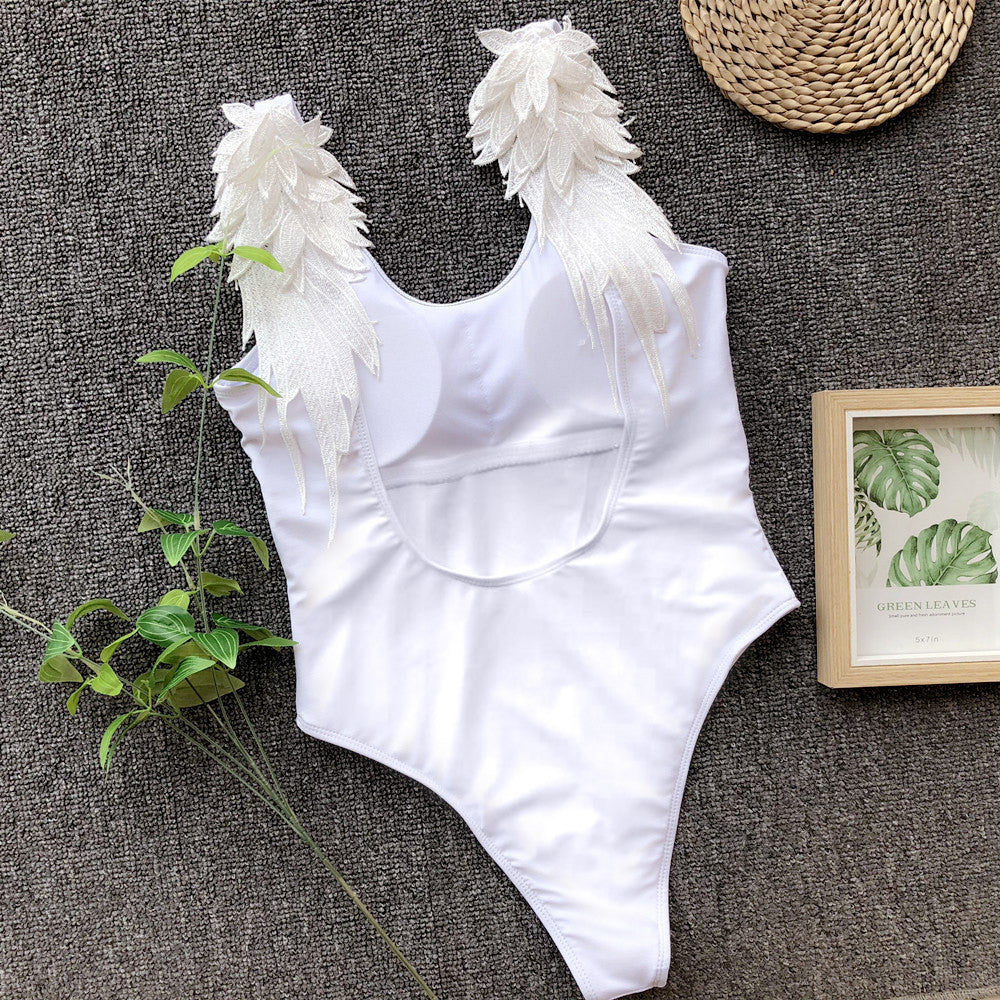 Costume intero Ali d'angelo