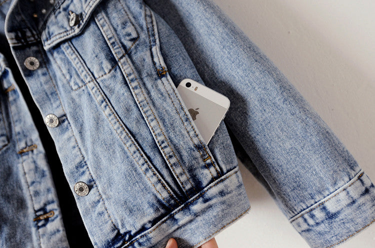 Giubbino perle denim Risko