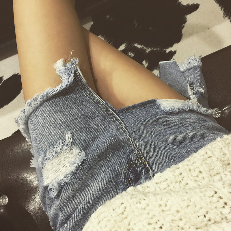 Minigonna denim asimmetrik