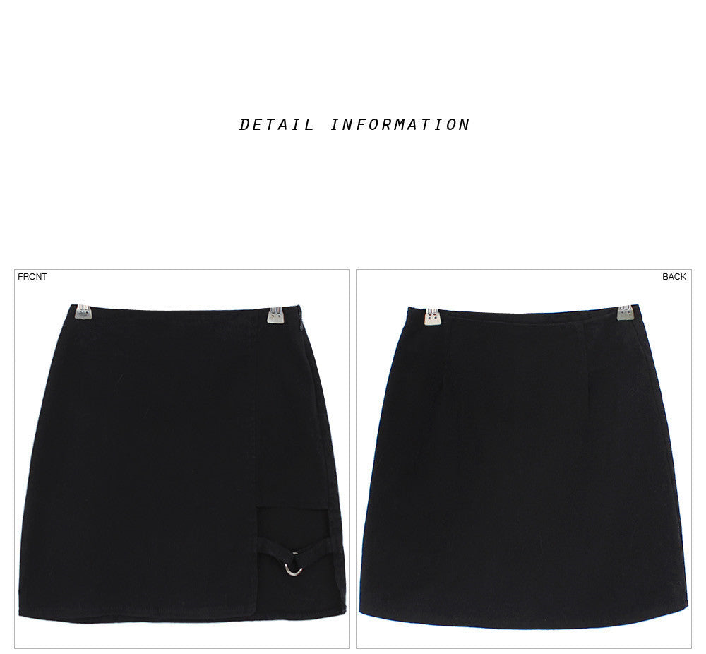 Minigonna asimmetrica Qisli