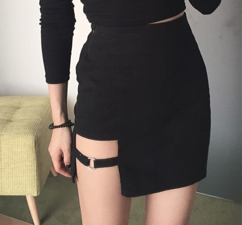 Minigonna asimmetrica Qisli