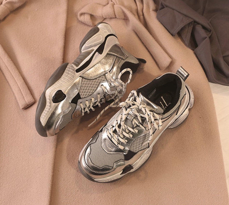 Sneakers platform argentovivo