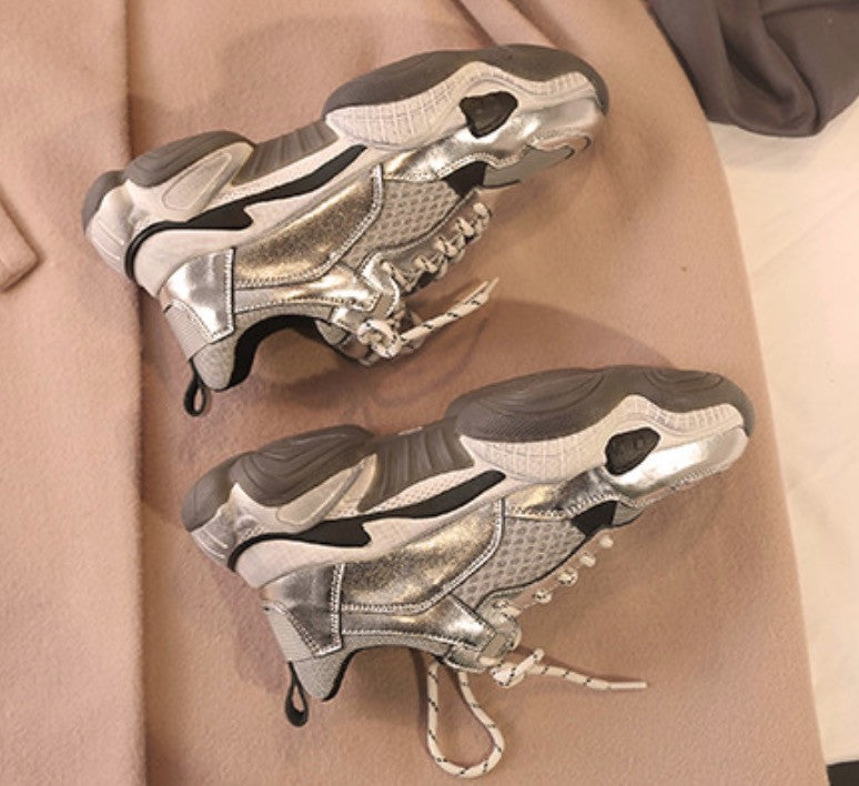 Sneakers platform argentovivo