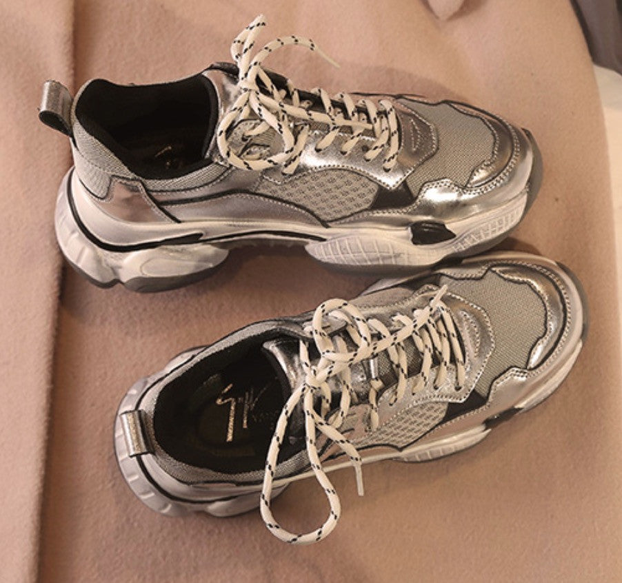 Sneakers platform argentovivo