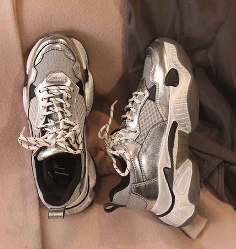 Sneakers platform argentovivo