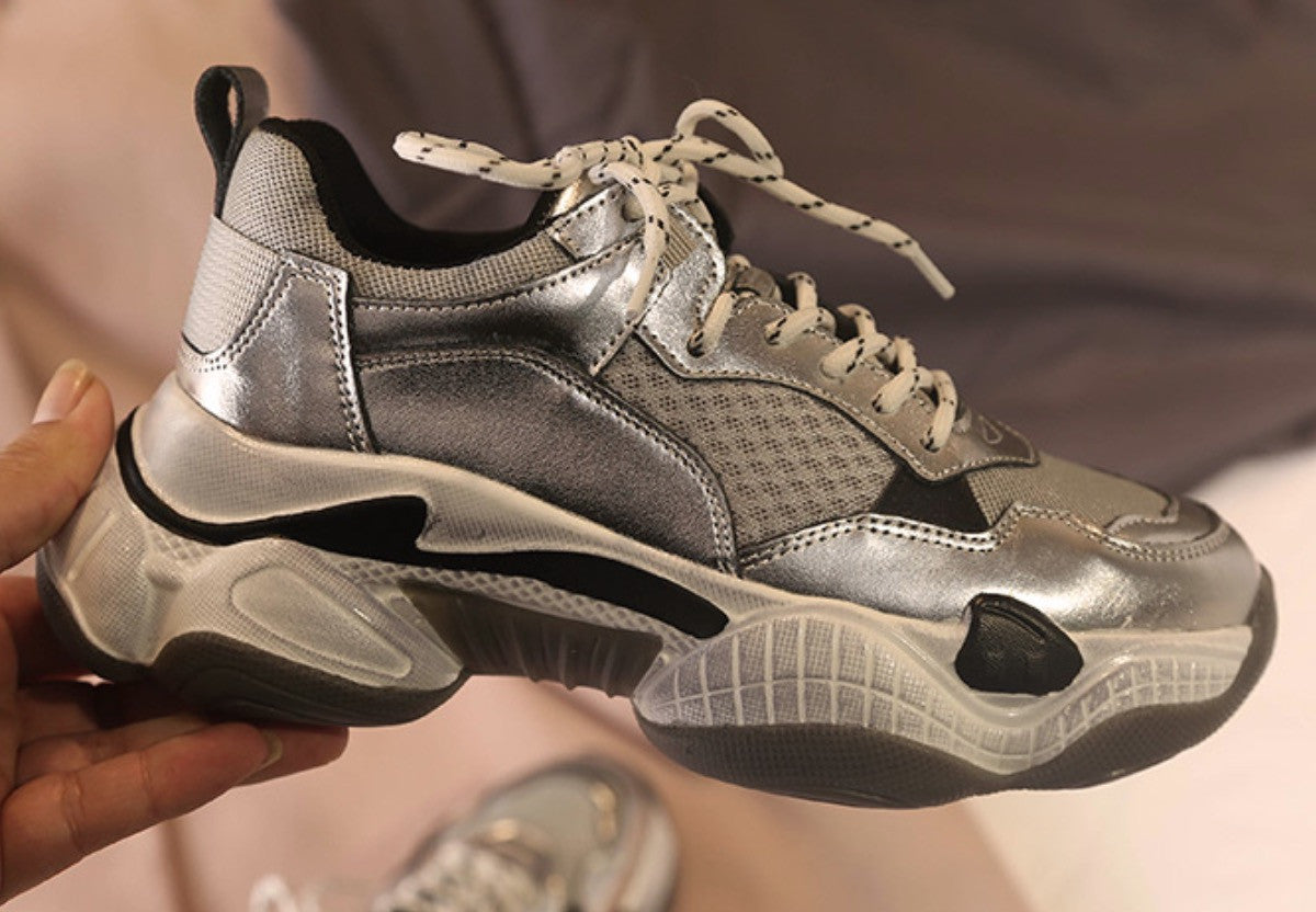 Sneakers platform argentovivo