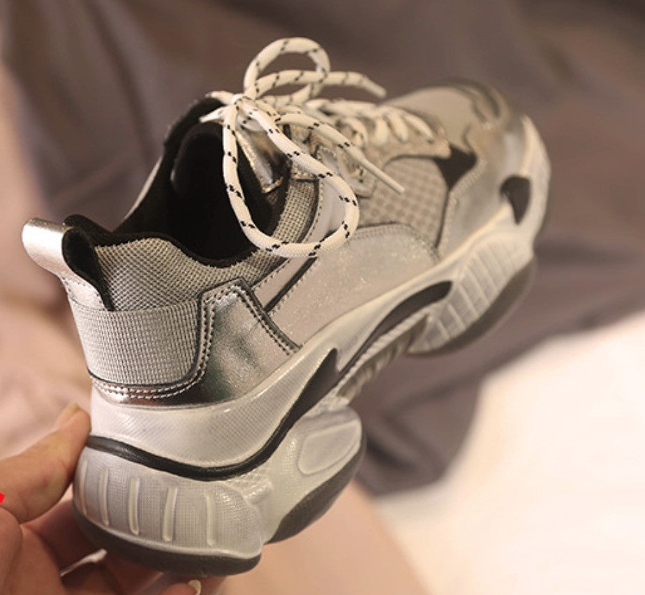 Sneakers platform argentovivo