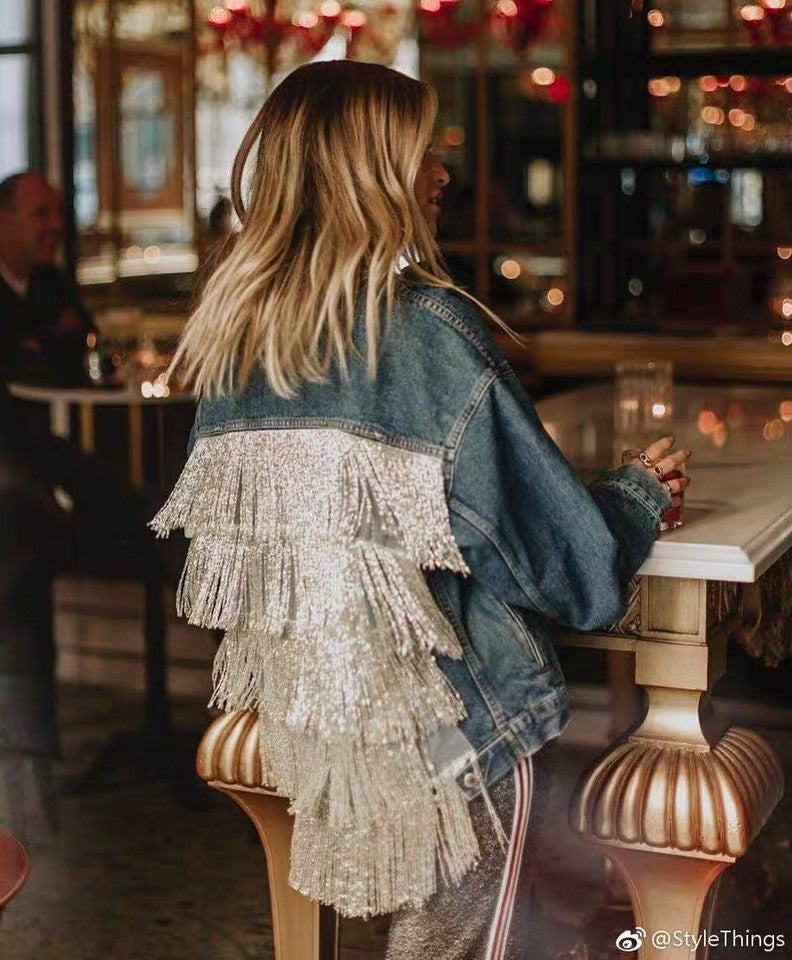 Giubbino fullstrass fringes